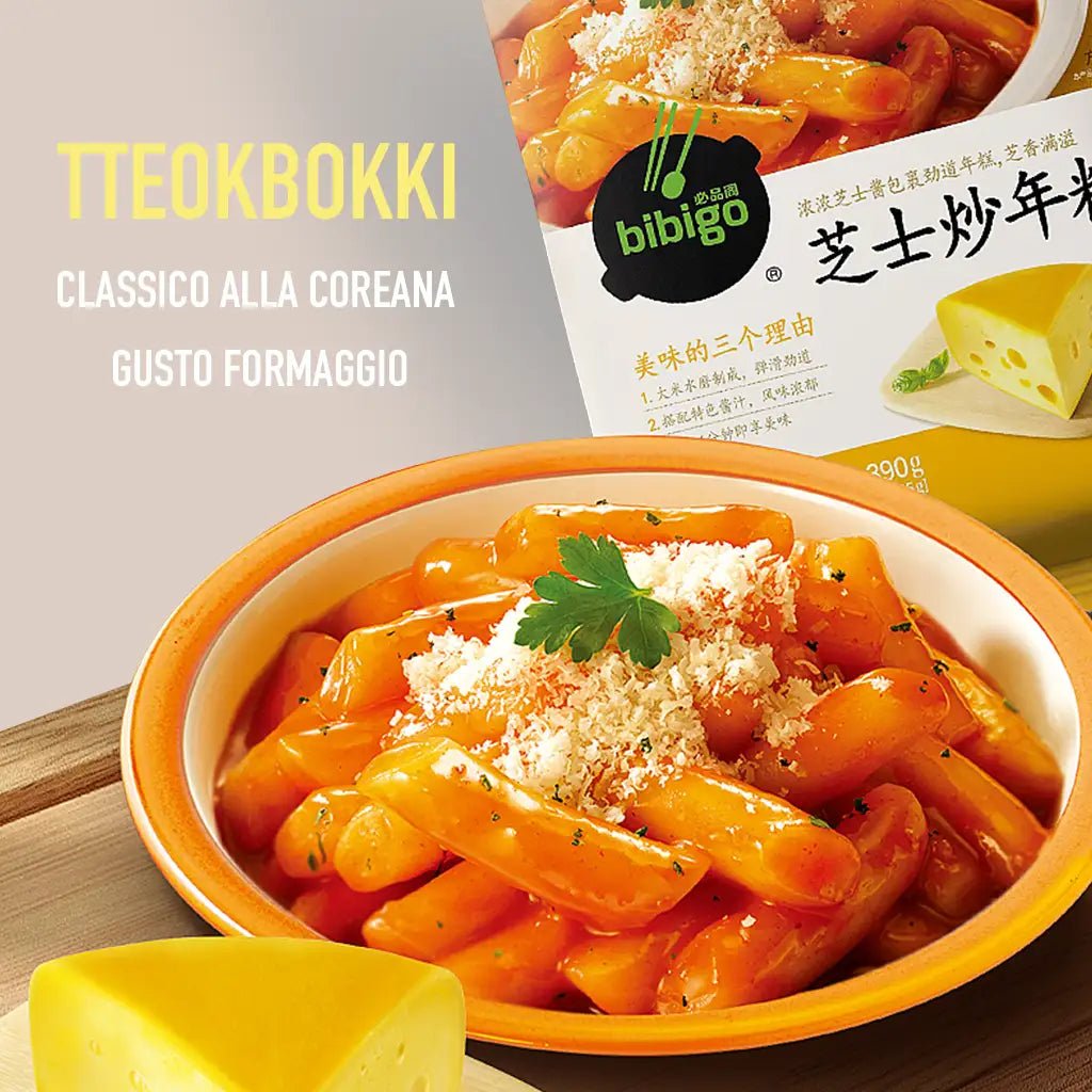 Tteokbokki per Due Persone 390g - Gusto Formaggio - Trovasia - I0800302