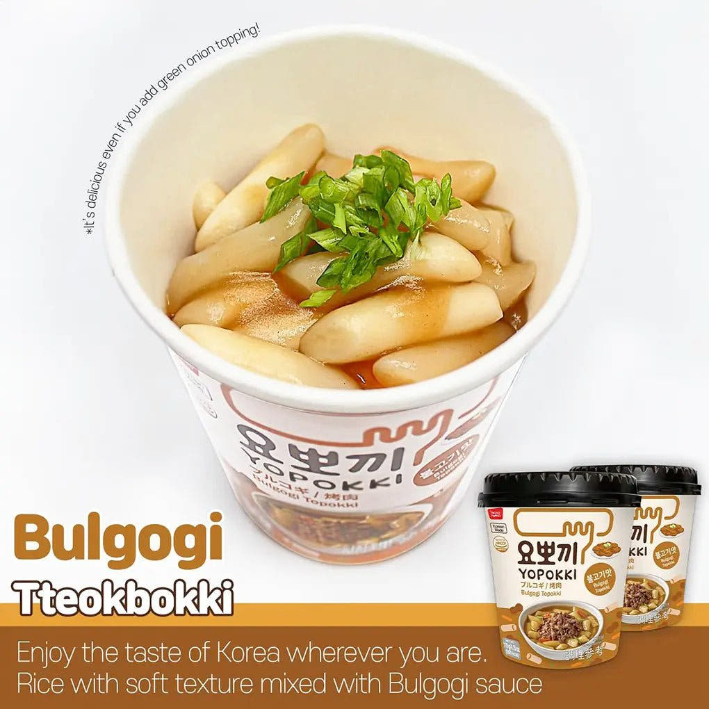 Yopokki | Tteokbokki Cup – Gusto Bulgogi - Trovasia - I08001 - 0702